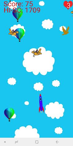Rocket fly - Screenshot 1