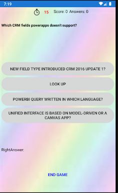 MobiReady Crm Quiz App - Screenshot 2
