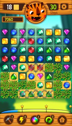 Tiger - The Gems Hunter Match3 - Screenshot 4