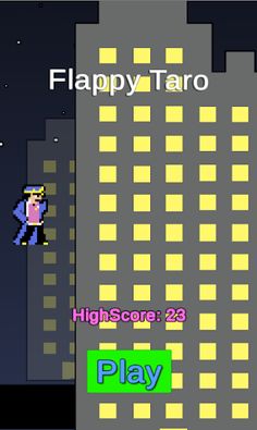Flappy Taro - Screenshot 1