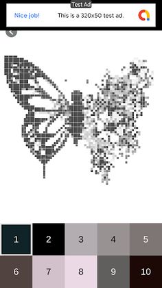 Butterfly Pixel Number - Screenshot 2