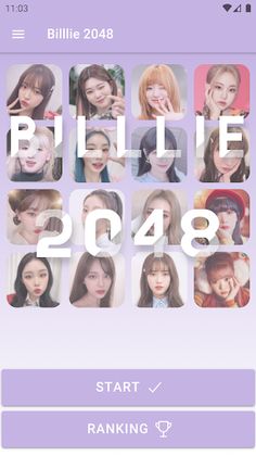 Billlie 2048 Game - Screenshot 1