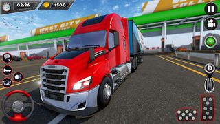 Euro Transport Truck Driver 3D - Screenshot 2