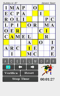 Sudoku Letterali - Screenshot 3