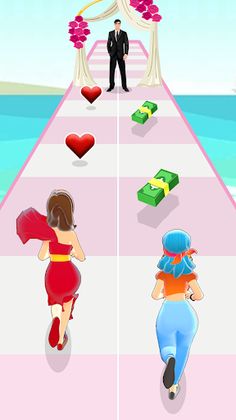 Girl Run 3D - Fun Running Game - Screenshot 2