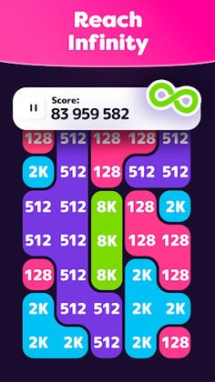 LAVA - 2048 number merge game - Screenshot 3