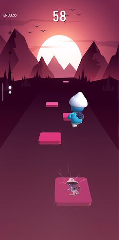 Smurf Cat Tiles Hop - Screenshot 2
