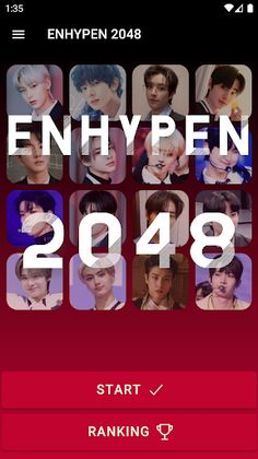 ENHYPEN 2048 Game - Screenshot 1