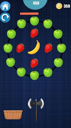 Fruitiya-knife hit games - Screenshot 3