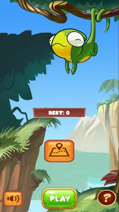 Hungry Chameleon Match 3 - Screenshot 1