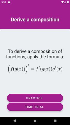 DerivApp: Derivative exercises - Screenshot 2