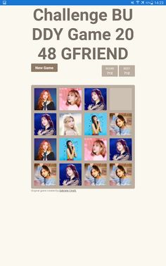 Game 2048 GFRIEND challenge BU - Screenshot 4