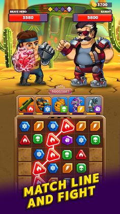 Battle Lines: Puzzle Fighter - Screenshot 2
