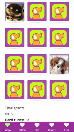 Pet Memory Game - Screenshot 2