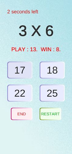 Match the multiplication table - Screenshot 3