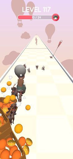 Run cat crowd: 3d running game - Screenshot 3