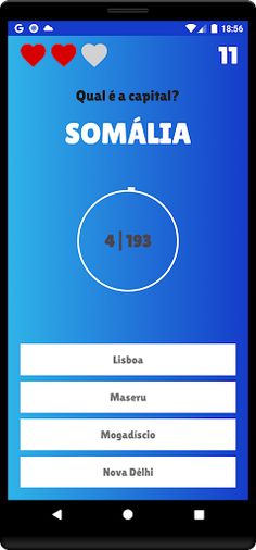 Qual é a Capital? - Quiz - Screenshot 3