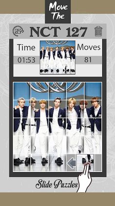Move the Slide Puzzles NCT127 - Screenshot 2