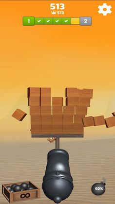 Cannon Balls Fire Blast 3D - Screenshot 2
