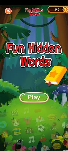 Fun Hidden Words - Screenshot 1