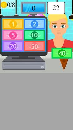 ice cream shop cashier game - Screenshot 4