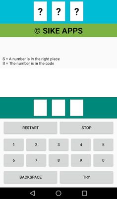 Guess the code - Screenshot 1