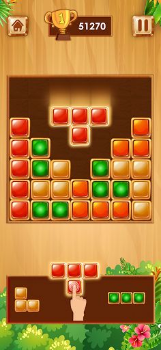 Wooden block Puzzle – puzzle g - Screenshot 1