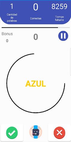 Stroop Effect Juego de colores - Screenshot 2