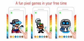 FNF Sans Pixel Art Coloring - Screenshot 1