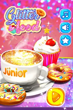 Glitter Food - Kids Cafe - Screenshot 1