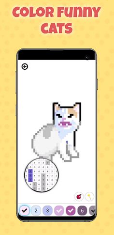 Silly Cats Color By Number - Screenshot 2