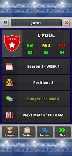 Premier League Football Game - Screenshot 3