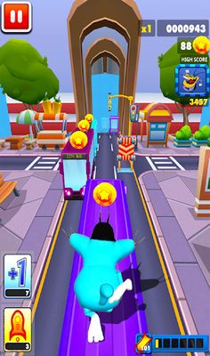 Oggy & the Cockroaches Runner - Screenshot 2