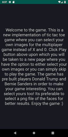 Tic Tac Toe : Trump vs Sanders - Screenshot 2