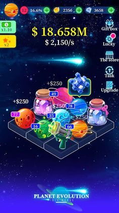 Planet evolution:idle merge - Screenshot 1