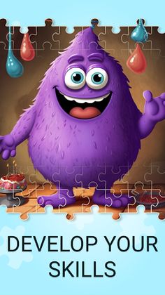 Jigsaw Puzzles Grimace Monster - Screenshot 1