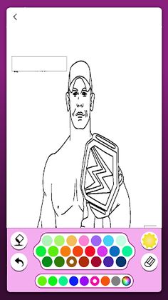 John Cena Coloring Game - Screenshot 2