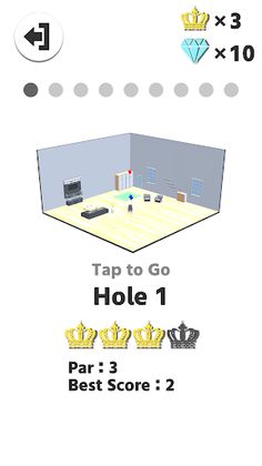 Room Golf - Screenshot 2