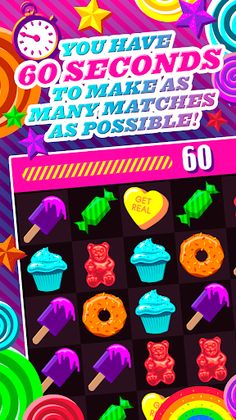 Sugar Shock - One Minute Match - Screenshot 2