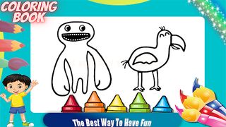 Garten of Banban Coloring - Screenshot 2