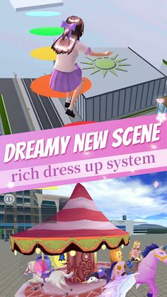 Anime School Girl Parkour Race - Screenshot 3