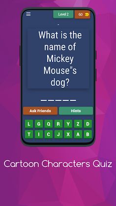 Cartoon Characters Quiz - Screenshot 3