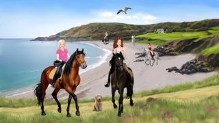 Horse and rider dressing fun - Screenshot 1