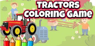 tractor coloring page - Screenshot 1