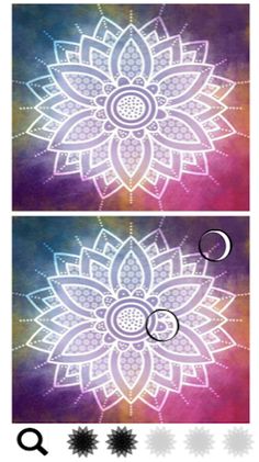 Spot a Difference Mandalas - Screenshot 3