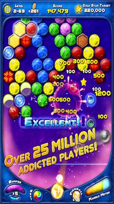 Bubble Bust! HD Bubble Shooter - Screenshot 1
