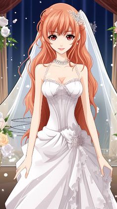 Anime Bride Dress Up - Screenshot 2