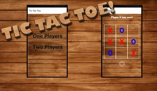 Tic Tac Toe - wood board - Screenshot 1