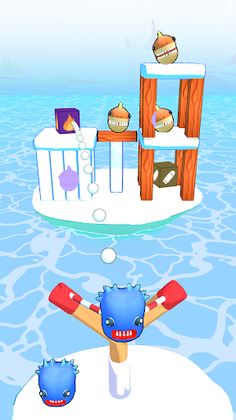 Angry Heads 3D: Aim & Fly - Screenshot 4