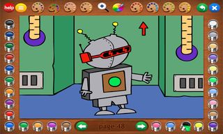 Coloring Book 14: Robots - Screenshot 2